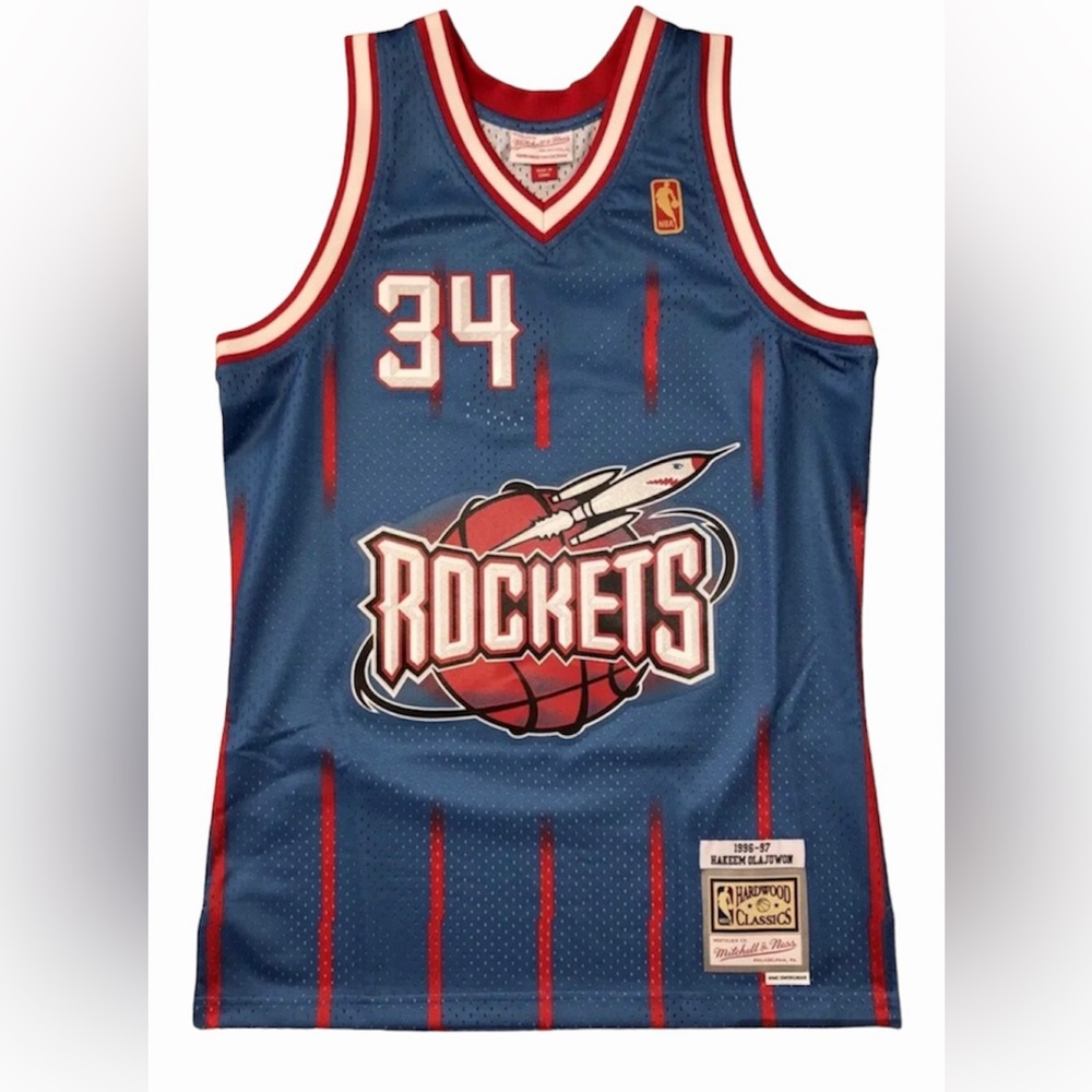 Mitchell & Ness Hakeem Olajuwon Houston Rockets Jersey